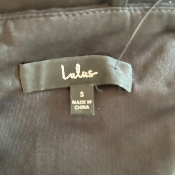 Lulus Sleeveless Black Ruched Maxi Dress Size Small - Picture 6 of 7